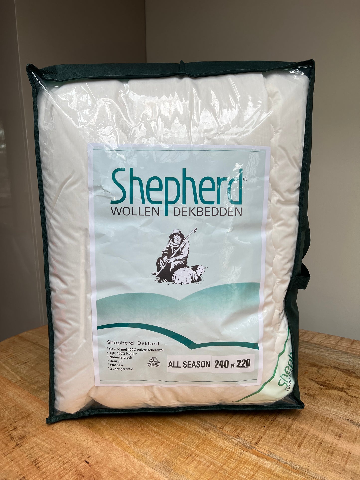 Wollen 4-seizoenen dekbed