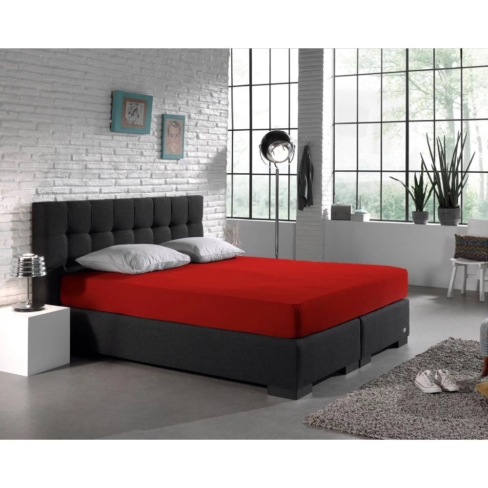 Hoeslaken Jersey katoen